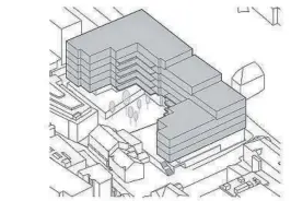  ?? FOTO: BØRVE BORCHSENIU­S ARKITEKTER ?? U-BLOKK: Slik kan det bli inne i sykehjemme­t, ført opp som en u-blokk.