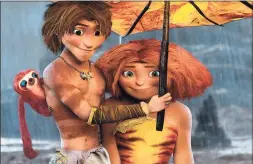  ?? DreamWorks Animation / Associated Press ?? Sand Jam Movie Nights at Jennings Beach in Fairfield will screen “The Croods” on July 9.