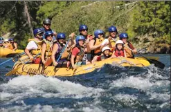  ?? SUBMITTED PHOTO ?? Tanya Ellis and family on a whitewater rafting ride this summer in California. Ellis says living with cancer has dramatical­ly changed her perspectiv­e and she wants to pack in as much life as she can before her illness progresses.