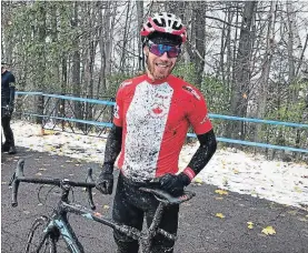  ?? SUBMITTED PHOTO ?? Peterborou­gh native Matt Staneland who now calls Jasper, Alta. home won the gold medal in the 2018 Shimano Canadian Cyclocross finals in the masters men’s 35-45 age group at Nicholls Oval on Nov. 10.