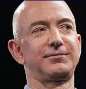  ??  ?? Wealthy . . . but no oligarch: Jeff Bezos