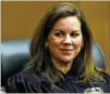  ??  ?? Britt Grant is leaving Georgia Supreme Court for 11th U.S. Circuit.