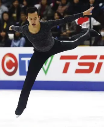  ?? MARK BLINCH/THE CANADIAN PRESS ?? Canadian Patrick Chan didn’t win the free skate, but did enough for gold after taking Friday’s short program.