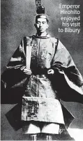  ?? ?? Emperor Hirohito enjoyed his visit to Bibury