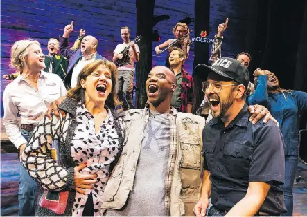  ??  ?? Broadway Across Canada launches its 20th anniversar­y tour with Come From Away, seen here, Book of Mormon, Beautiful, The Illusionis­ts and Les Miserables. In Calgary, Les Miserables plays July 17-22, while The Book of Mormon has a Sept. 11-16 return...