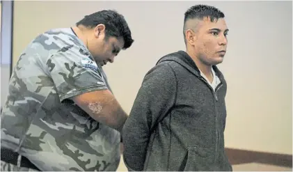  ?? MARIO SAYES ?? Final. Rodrigo “El Rengo” Ferreyra, condenado a perpetua por el crimen de Ezequiel Lanuto (21).