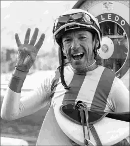  ?? BENOIT PHOTO ?? Frankie Dettori, now 52, is planning on retiring after this racing season. When exactly that is, or whether he will actually retire, is still an open question.