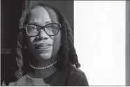  ?? JACQUELYN MARTIN/AP PHOTO ?? Judge Ketanji Brown Jackson poses for a portrait Feb. 18 in her office at the court in Washington.