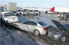  ?? JOE JASZEWSKI / THE ASSOCIATED PRESS FILES ?? If your ride is one of several dozen or more damaged because of a stretch of nasty weather, expect delays.