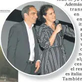  ?? FOTOS: TH!NK ARGENTINA CEDOC PERFIL ?? DUPLAS. Agustina y Vera en Roma el miércoles. Y luego la directora con el productor.