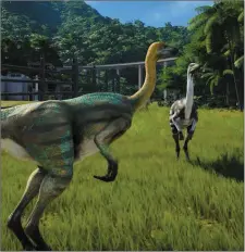  ??  ?? Perhaps the most fun part ofJurassic World Evolution is the dinosaurs themselves.