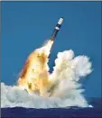  ??  ?? A Trident launch: reliable?