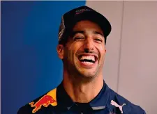  ??  ?? Daniel Ricciardo, 29 anni, è cresciuto nel vivaio della Red Bull, con cui ha vinto 7 GP in 5 stagioni. Dal 2019 andrà alla Renault GETTY