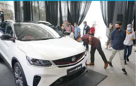  ??  ?? Proton delivered 3,513 units of the X50 sport utility vehicle to customers in March.