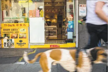  ?? Stephen Lam / The Chronicle ?? Lion Trading in San Francisco’s Chinatown has passed city inspection for Americans with Disabiliti­es Act compliance but is among the swarm of small businesses recently hit with lawsuits for alleged violations.