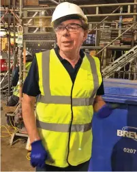  ??  ?? Makeover: Lloyd Webber on site at ‘the Lane’