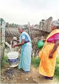  ??  ?? Women in Batticaloa now have access to clean drinking water. (Pix courtesy LRWHF and PALM Foundation)