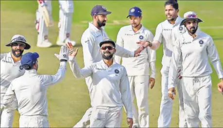  ?? AP ?? Virat Kohli’s aggressive personalit­y and astonishin­g batting success has helped him in becoming the most powerful captain in Indian cricket.