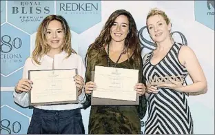  ?? LLIBERT TEIXIDÓ ?? Premios para Mietis (emergente), Elena Estaun (colección) y Torras (Modacc)