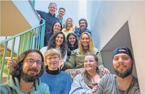  ?? ?? Grupo participou na experiênci­a de viver 15 dias em coliving rural