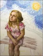  ??  ?? David Shepherd, Little Girl, oil, part of Show and Tell at Art@231