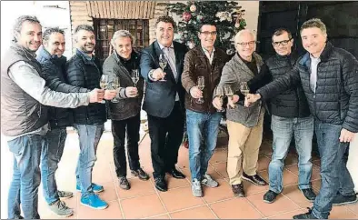  ?? CORPINNAT ?? Los representa­ntes de las bodegas fundadoras de la marca Corpinnat