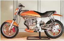  ??  ?? The Mojo design started life as a Malaguti prototype proposed by Engines Engineerin­g SpA