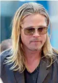  ??  ?? NO SOAPS, PLEASE..... Brad Pitt