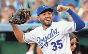  ?? JAY BIGGERSTAF­F/USA TODAY SPORTS ?? New Padres first baseman Eric Hosmer averaged 25 homers and 99 RBI over his last two seasons with the Royals.