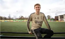  ??  ?? The Ajax midfielder Frenkie de Jong could be playing against England in the Nations League semi-final in Portugal on 6 June. Photograph: Judith Jockel/Guardian