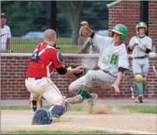  ?? JOHN BLAINE — FILE PHOTO — FOR THE TRENTONIAN ?? Chris Cote and Hamilton edged BSP, 3-2, to advance to the State Final 8.