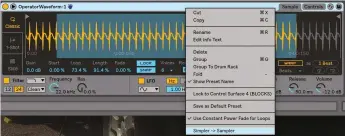  ??  ?? 12 Another way to map an AMS file across the keyboard is to import it into Simpler, then convert to Sampler