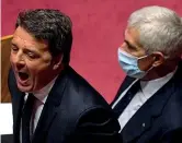  ??  ?? Elogi
Il senatore e leader di Iv Matteo Renzi, 47 anni, ha elogiato Conte e poi lo ha incalzato: «No a una task force, ci regali ad agosto un dibattito sui soldi da spendere»