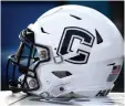  ?? Associated Press file photo ?? ■ A Connecticu­t football helmet rests on the sideline Sept. 7, 2019, during a football game in East Hartford, Conn.