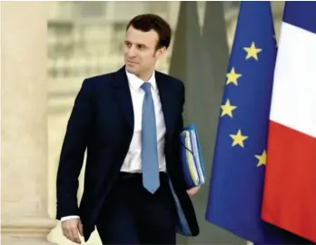  ??  ?? French President Emmanuel Macron