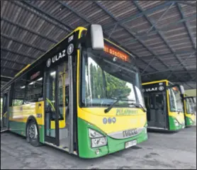  ??  ?? Nabavom novih autobusa za javni gradski prijevoz pridonijet će smanjenju emisije štetnih plinova u prometu