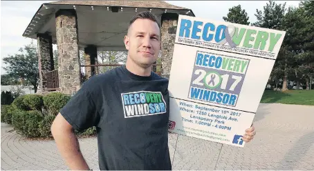  ?? NICK BRANCACCIO ?? Brandon Bailey gets ready for the fourth annual Recovery Day set for Saturday at Lanspeary Park.