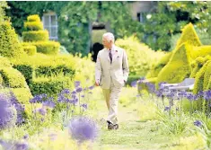  ?? ?? The King’s garden at Highgrove is renowned in the horticultu­ral world