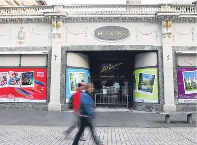  ?? Picture: Mhairi Edwards. ?? Beales is to open its new outlet in the former McEwens store.