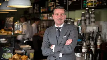  ??  ?? Brand director Mark Saunders says the company’s new Grafton Street Café will open this year