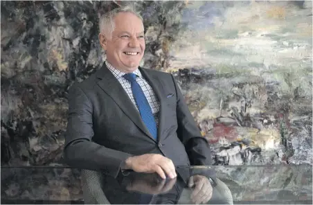  ?? MELISSA RENWICK, THE CANADIAN PRESS ?? Heffel Auctions president David Heffel says art can be a good part of an investment portfolio because it provides dividends beyond financial.
