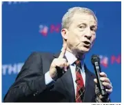  ?? JOHN LOCHER/AP ?? Billionair­e Tom Steyer has spent $45 million on ads for his long-shot Democratic presidenti­al campaign, upsetting some Democratic campaign hands in Florida who’d prefer to see more money go into legislativ­e races.