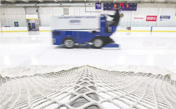  ?? BRENDAN MILLER FILE ?? The Zamboni marked the 65th anniversar­y of its debut in a Canadian NHL rink — the Montreal Forum — earlier this month.