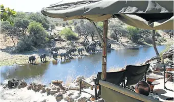  ?? Picture: benchafric­a.com ?? SUN KISSED A view of the watering hole at Meno A Kwena.