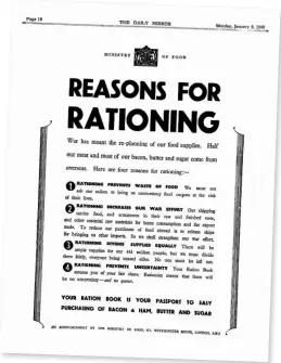  ??  ?? ABOVE Rationing is announced in the Mirror
OPPOSITE PAGE A British soldier bids a fond farewell to his family. 1939