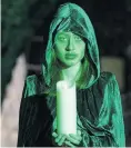  ??  ?? HAUNTING Green Lady