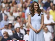  ?? Laurence Griffiths/Pool via AP ?? An expert on digital disinforma­tion at Cardiff University in Wales said he tracked 45 social media accounts that posted identical spurious informatio­n about Princess Kate to a Kremlin-linked disinforma­tion network.