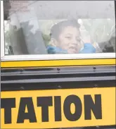  ?? Deborah Rose / Hearst Connecticu­t Media file photo ?? New Milford students return to school in August of last year. Officials are wading into uncharted territory as they plan back to school this year amid the challenges presented by the COVID-19 pandemic.