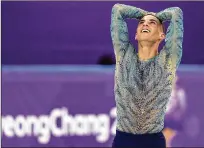  ?? AP 2018 ?? Adam Rippon was a focus of attention at the 2018 Winter Games in South Korea for more than his skating performanc­es. But he says the athletes should just focus on competing.