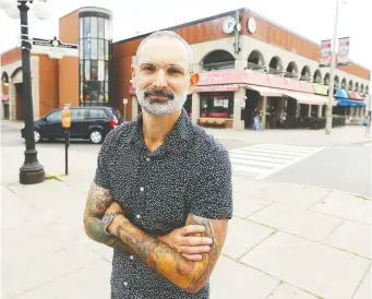  ?? JEAN LEVAC ?? Josiah Frith, the chair of the ByWard Market Business Improvemen­t Area, says new tools like cameras are welcome, but police presence is still important.